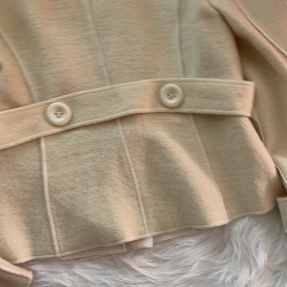 MERONA IVORY WAISTLINE DOUBLE BREASTED JACKET - Picture 10 of 16